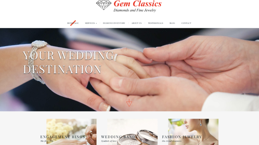 Dallas Based Jeweler Gem Classics Launches New Website