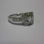 14kw Engagement Ring Round Diamonds Throughout1