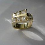 14ky Mens Channel Ring2