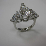 6 ct Pear and Trillion Diamonds1