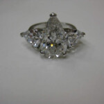 6 ct Pear and Trillion Diamonds2