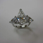 6ct Pear and Trillion Diamonds