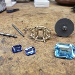 Blue Topaz and Tanzanite Ring e1573523768594