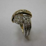 Crossover Diamond Channel Ring1