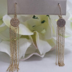 Diamond Tassel Earrings