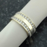 Double Row Diamond Band